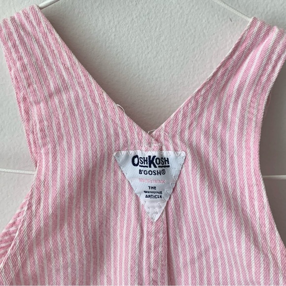 SOLD 80s pink pinstriped Oshkosh baby overalls - Picture 9 of 9